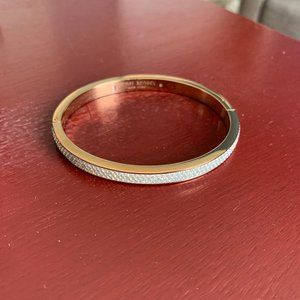 Bendel Rocks Skinny Bangle in Rose Tone